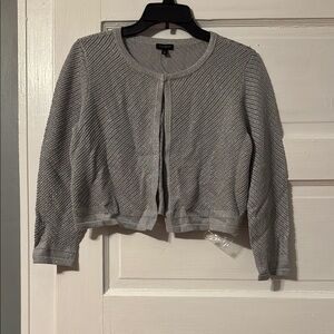 Talbots Gray Women's Sweater Cardigan